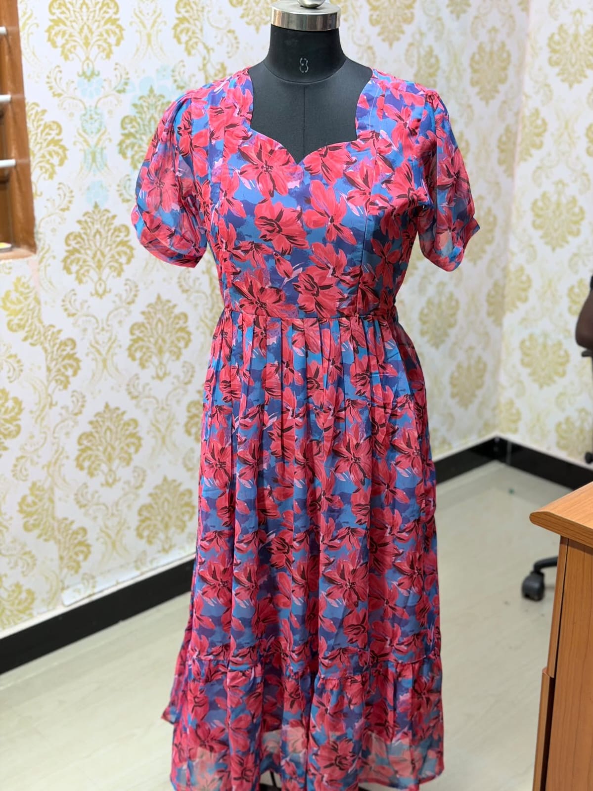Georgette Feeding Frock FF08