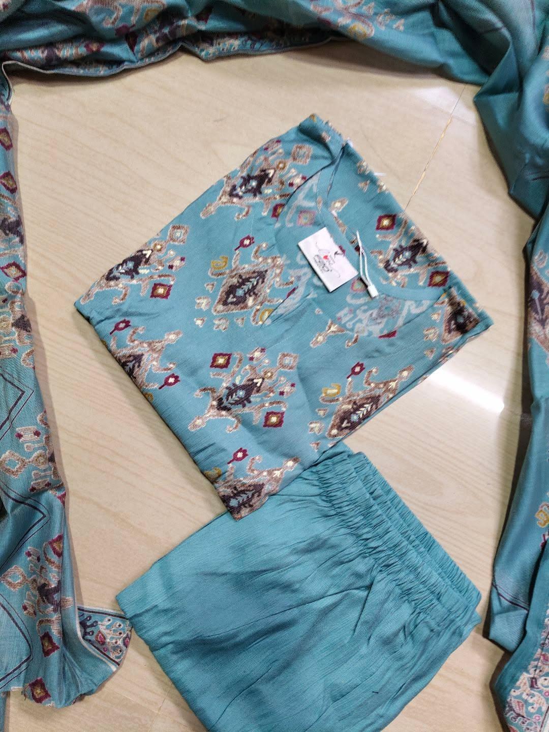 Premium Shiny Vetican Silk Kurti  SVK08