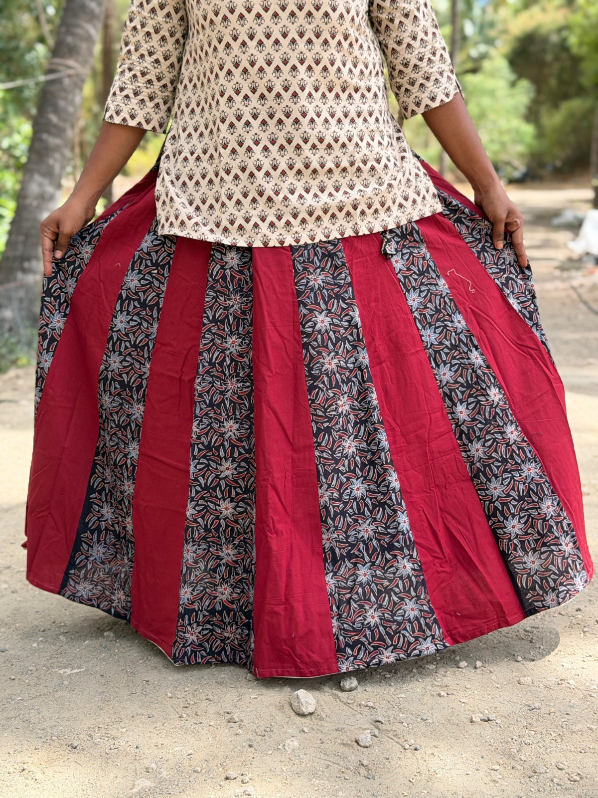 Ajrak Cotton Skirts SS08