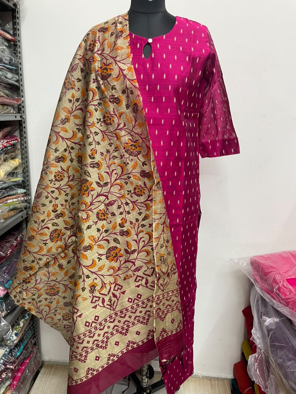 Raw Silk Kurti  Set EW90