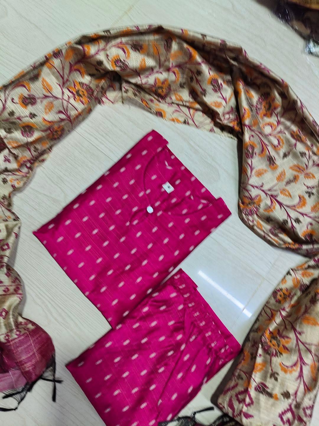 Raw Silk Kurti  Set EW90