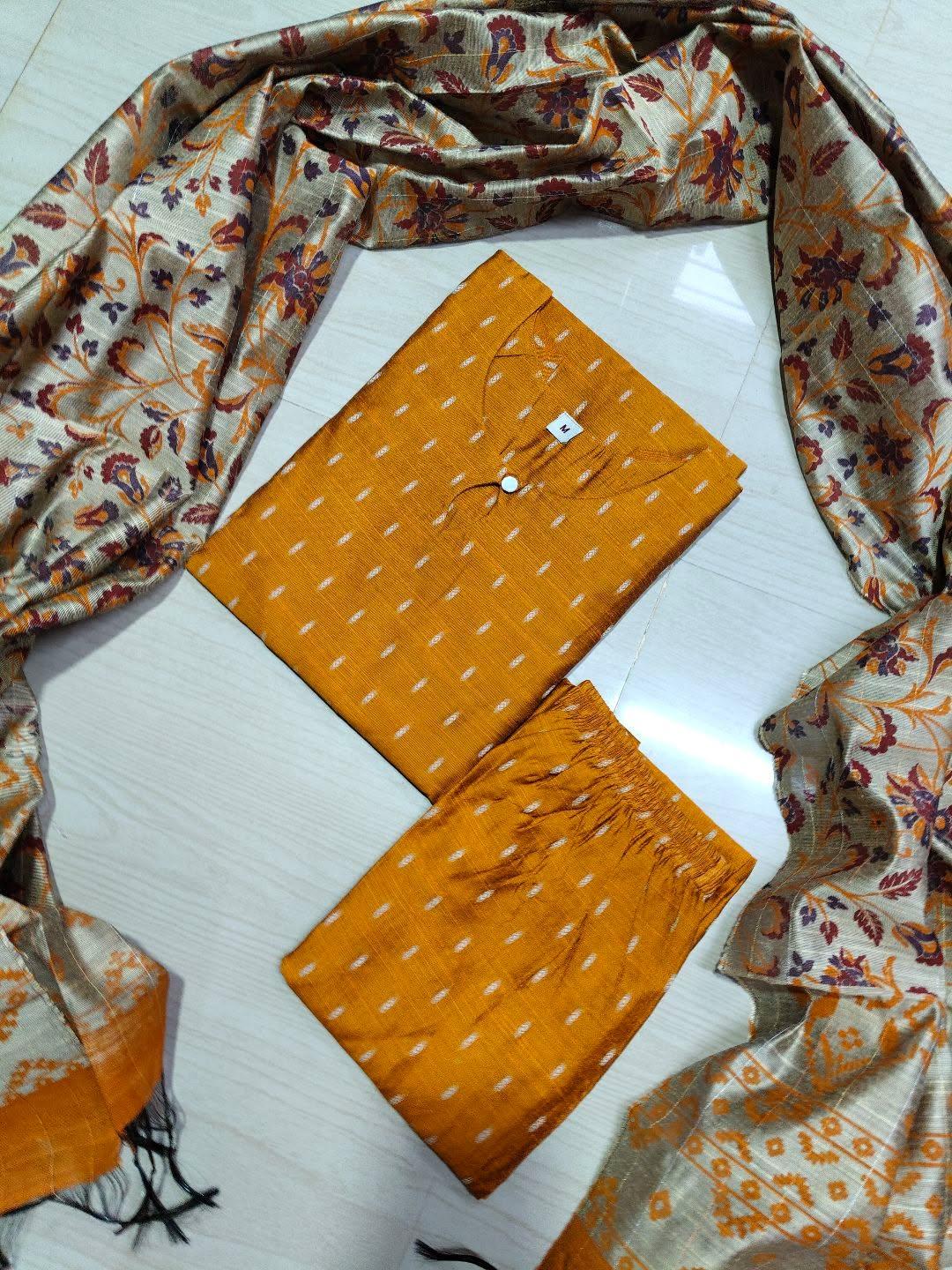 Raw Silk Kurti  Set EW91