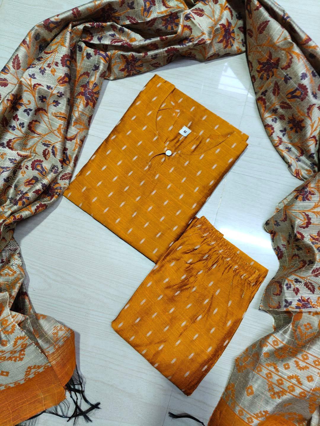 Raw Silk Kurti  Set EW91