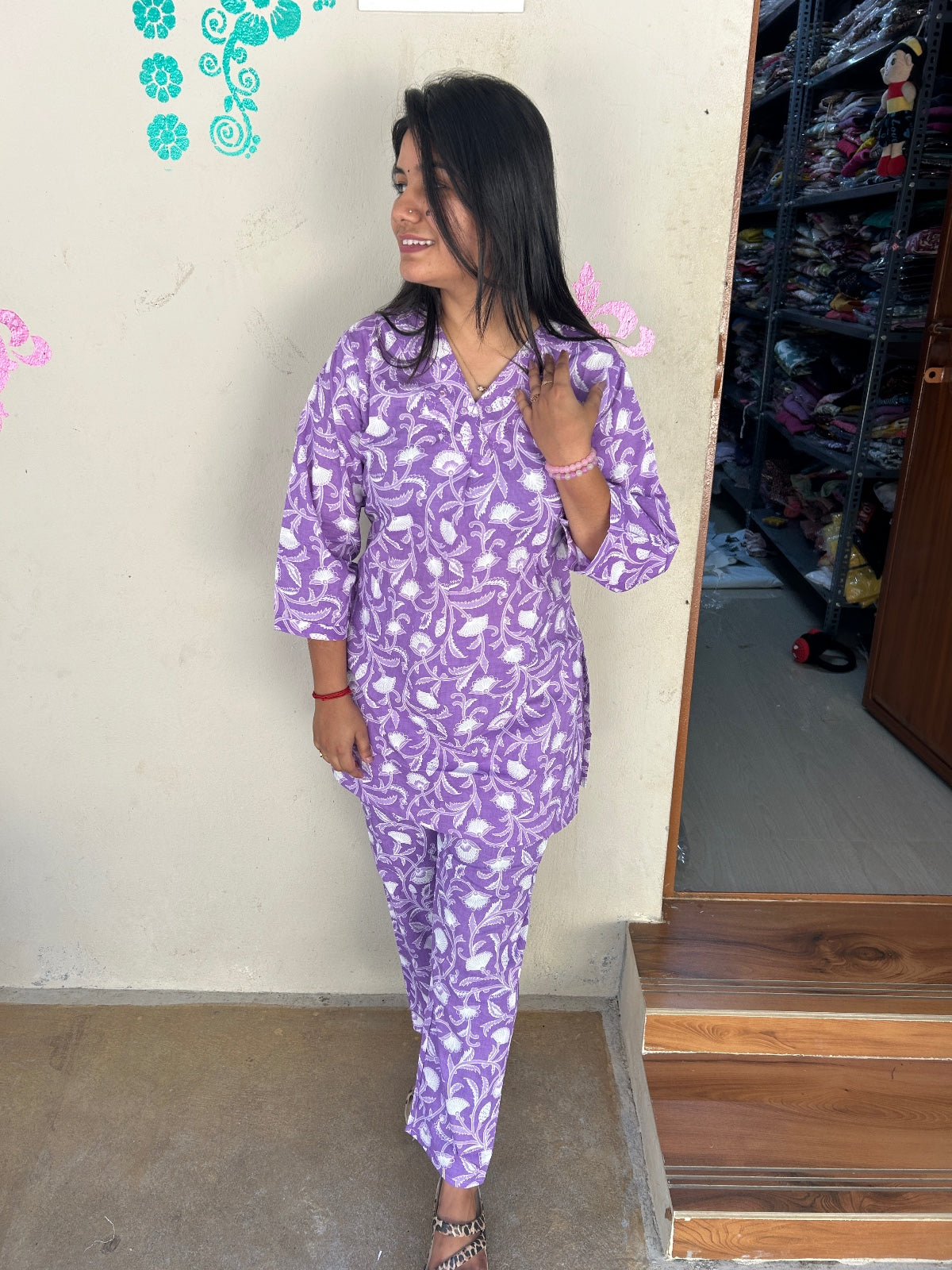 Cotton Co-ord Sets ( night suits )  NSC91