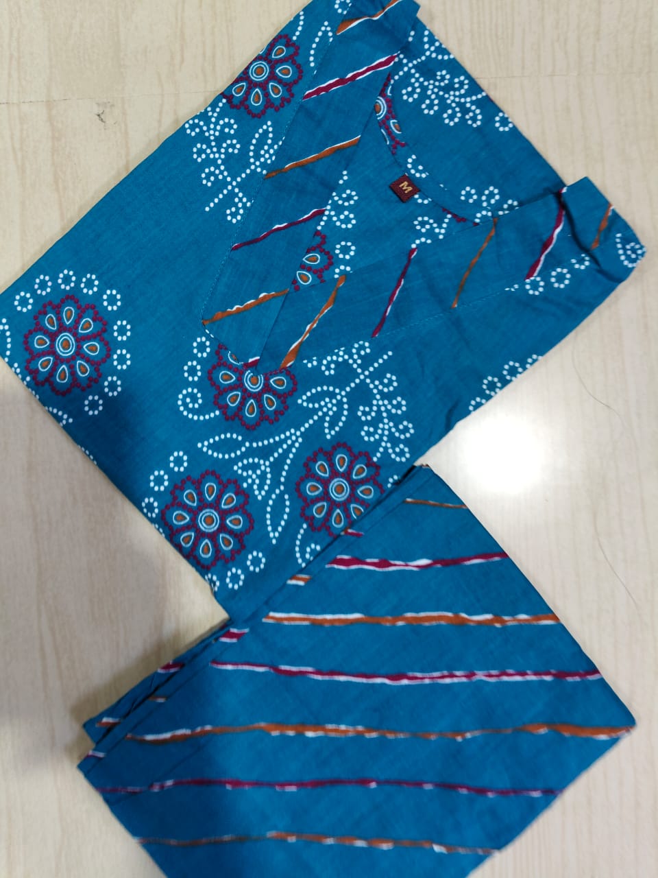 V neck Kurthi with Pant  ALN91