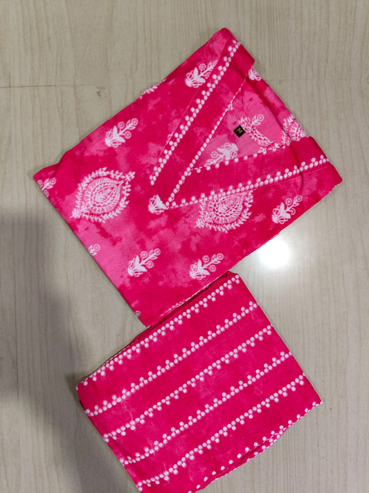 V neck Kurthi with Pant  ALN92