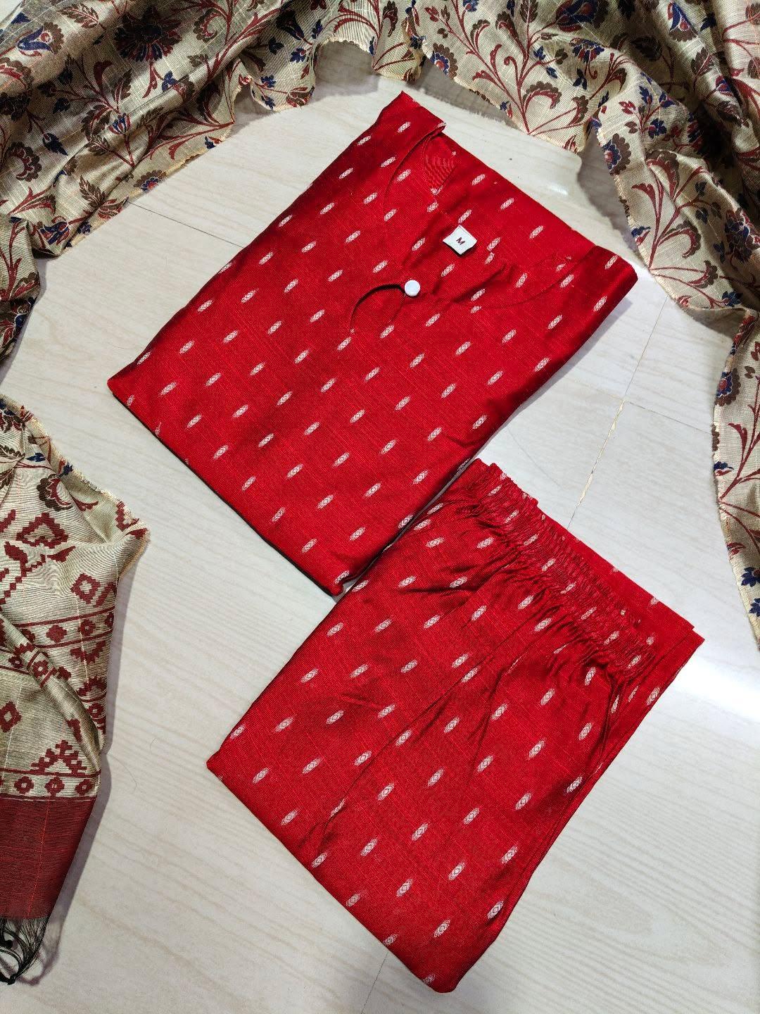 Raw Silk Kurti  Set EW93