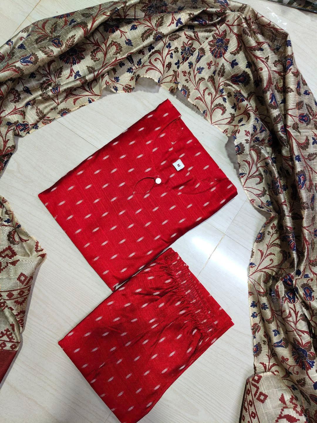 Raw Silk Kurti  Set EW93