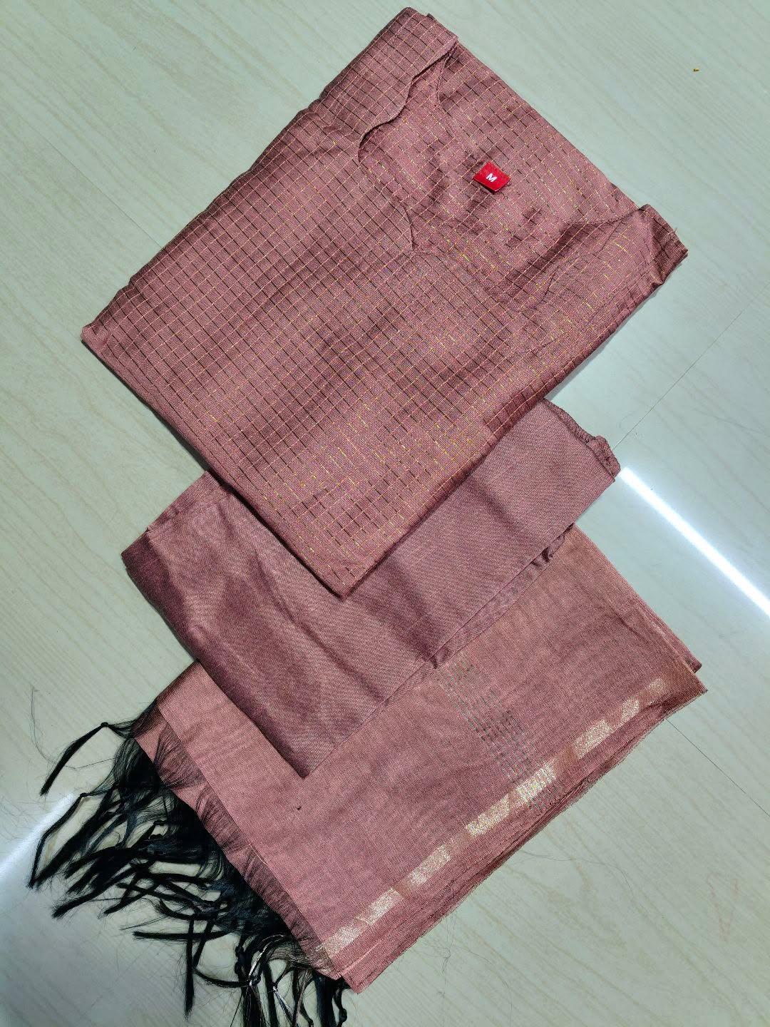 Raw Silk Kurti  Set EW95