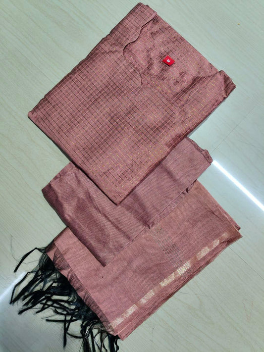 Raw Silk Kurti  Set EW95