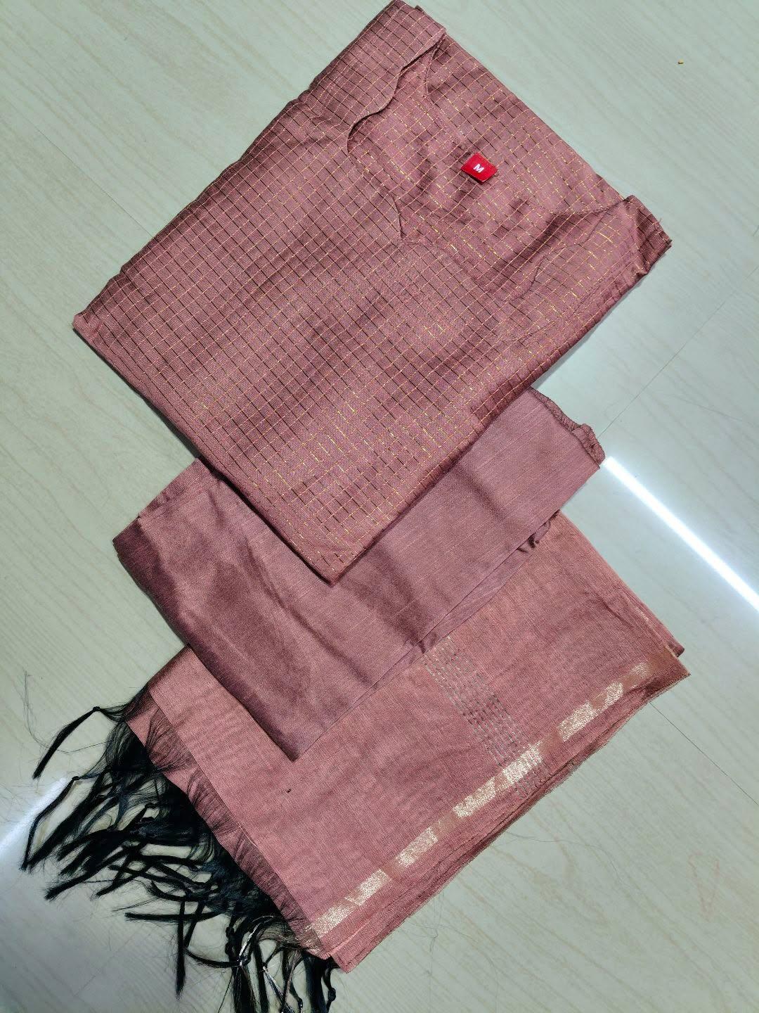 Raw Silk Kurti  Set EW95