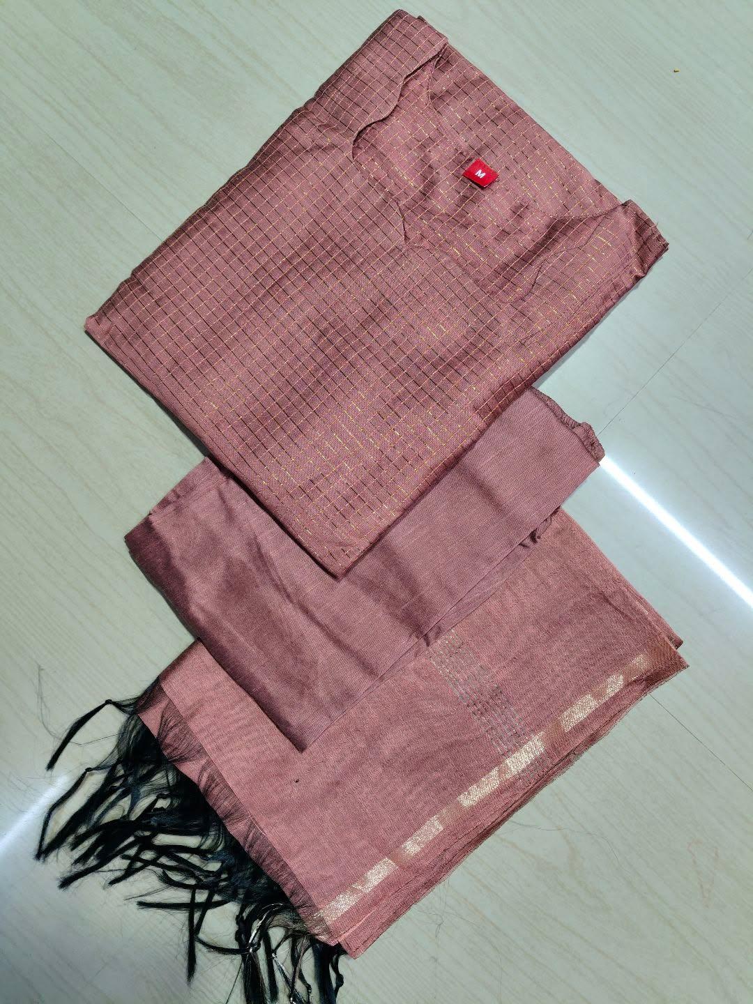 Raw Silk Kurti  Set EW95