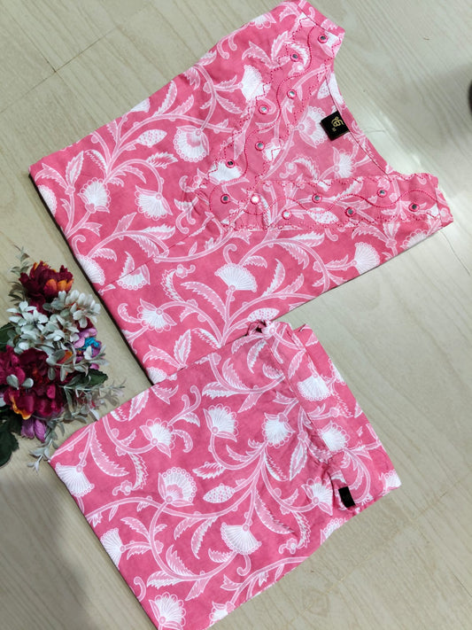 Cotton Co-ord Sets ( night suits )  NSC95