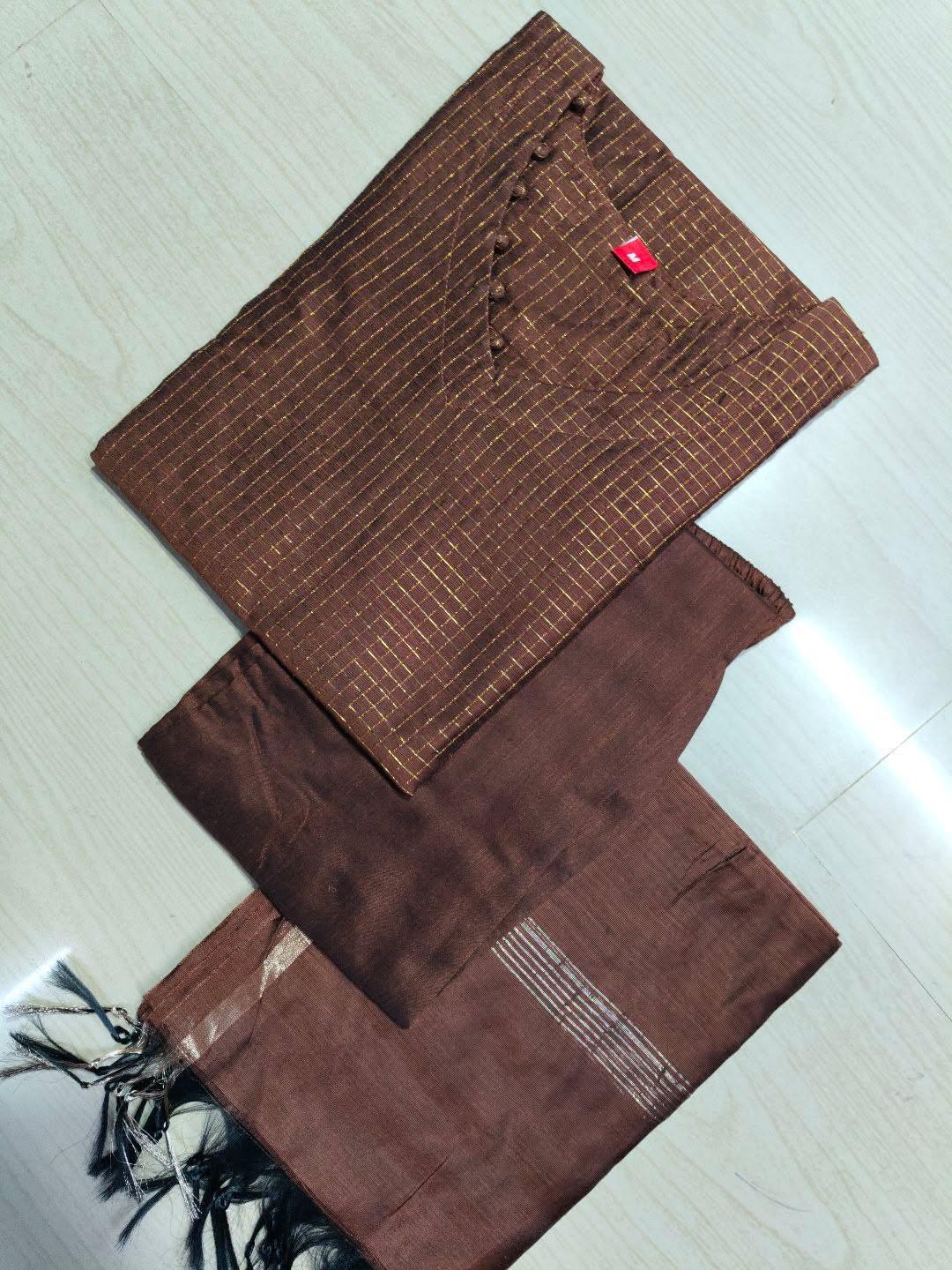 Raw Silk Kurti  Set EW97