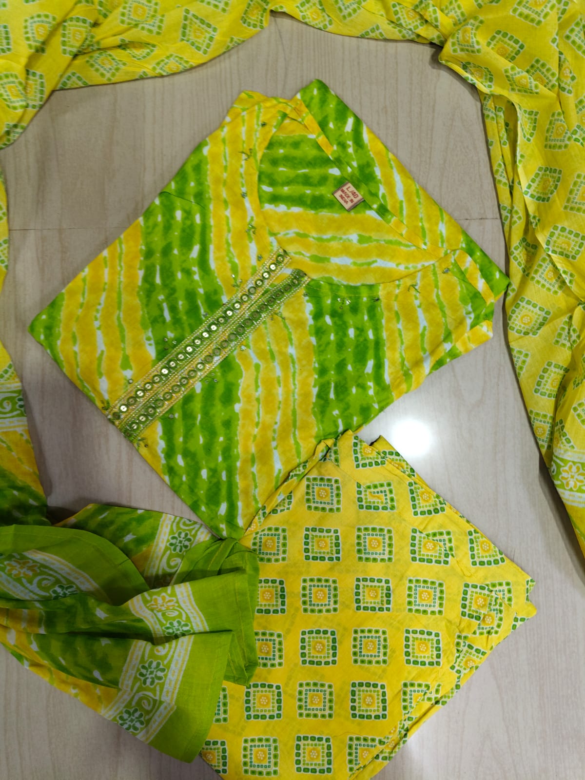 Budgeted Cotton 3 Piece Set - BC97