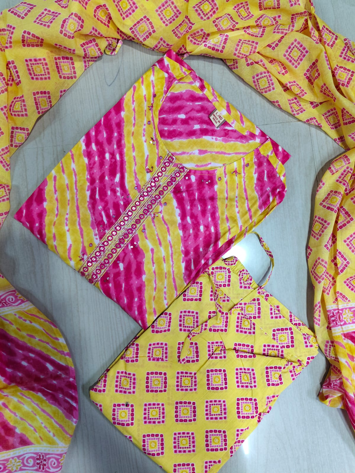 Budgeted Cotton 3 Piece Set - BC98