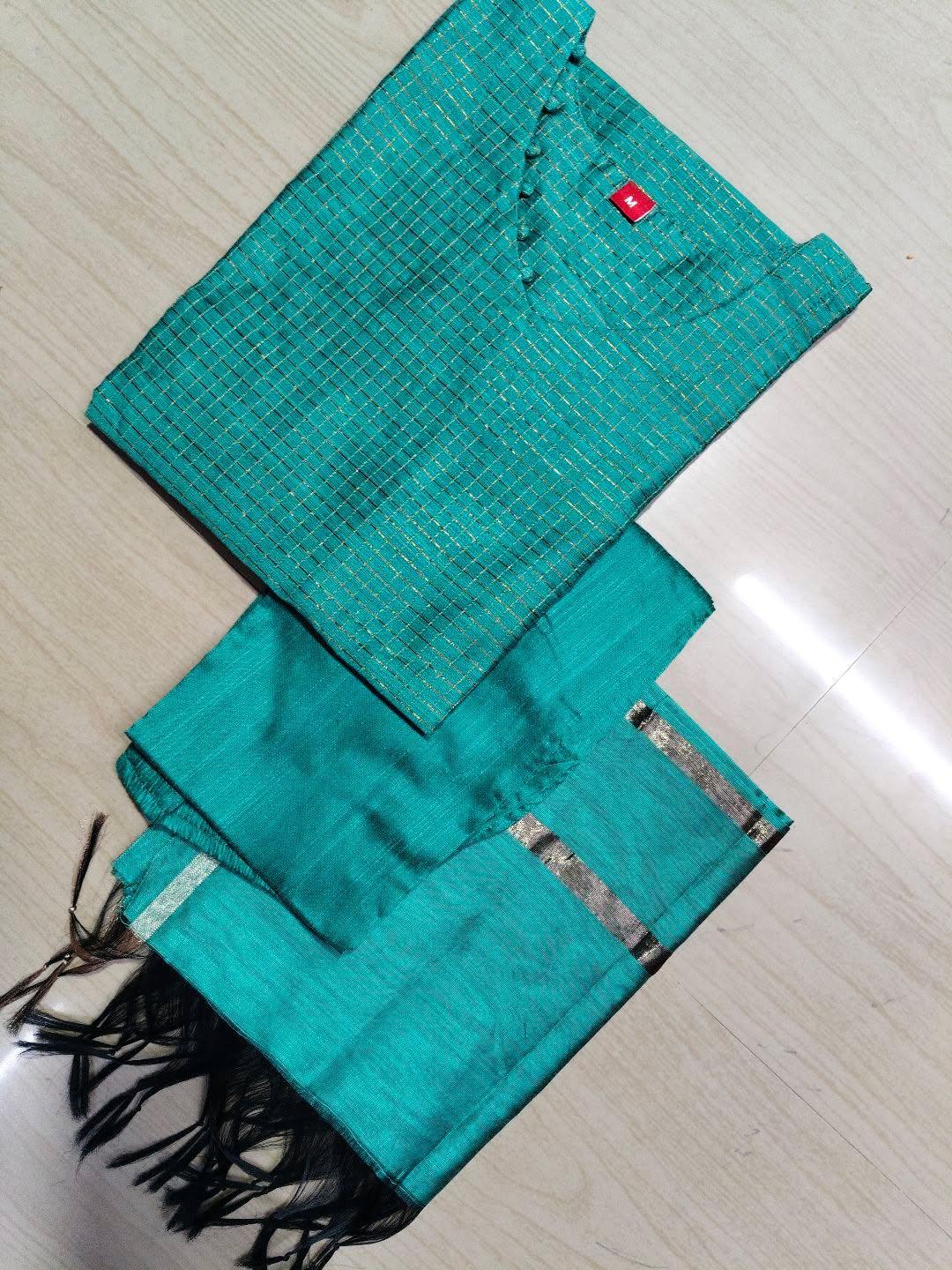 Raw Silk Kurti  Set EW99