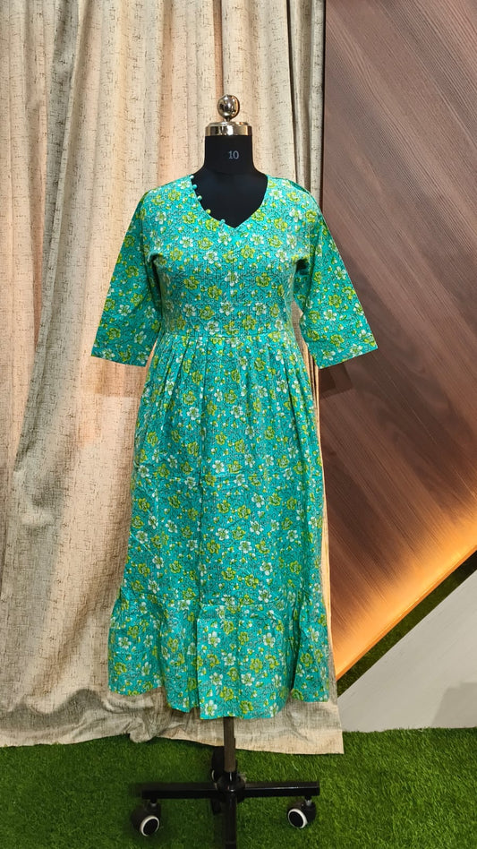 Cotton Kantha Frocks  CKF09