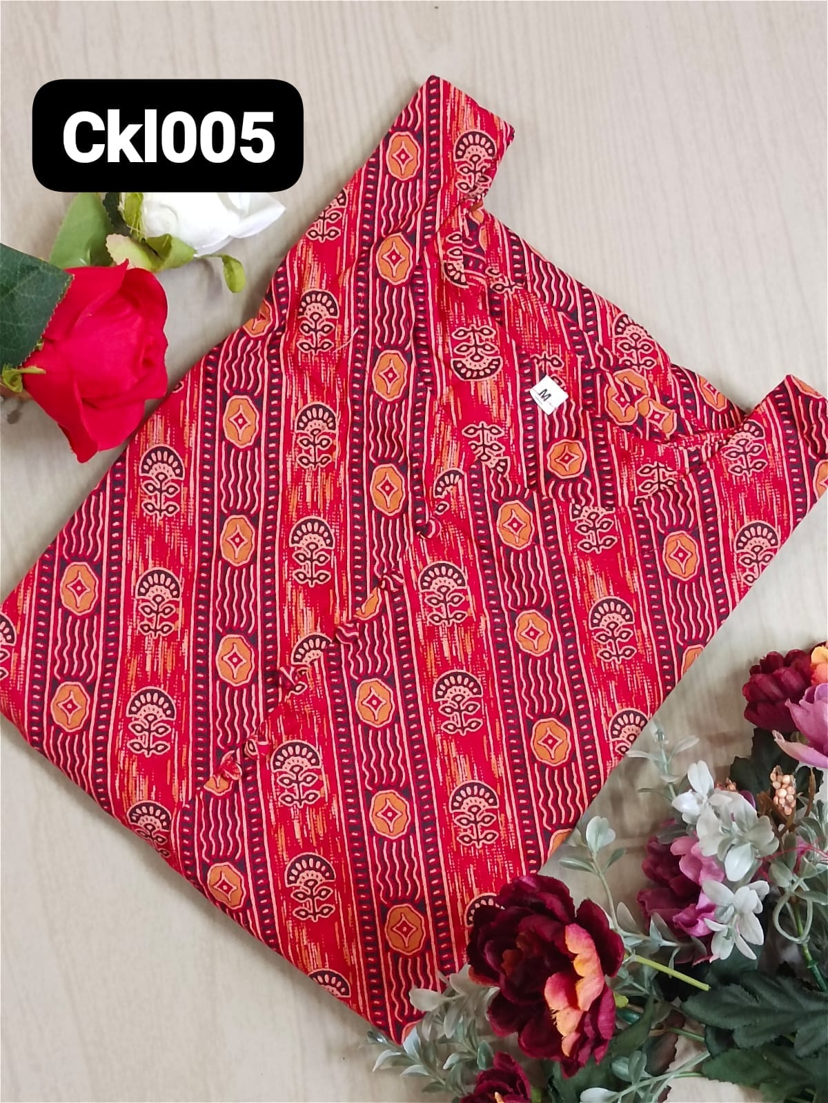 Ajrak cotton Kurti - ckl005