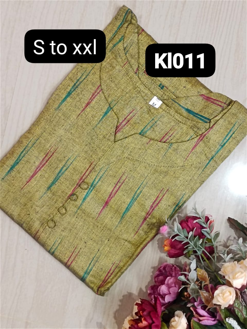 Cotton Kurtis with lining  - Kl011