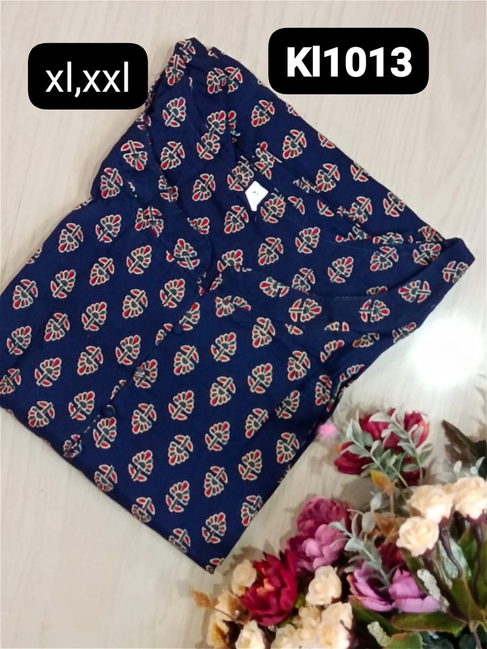 Cotton Kurtis with lining  - Kl013