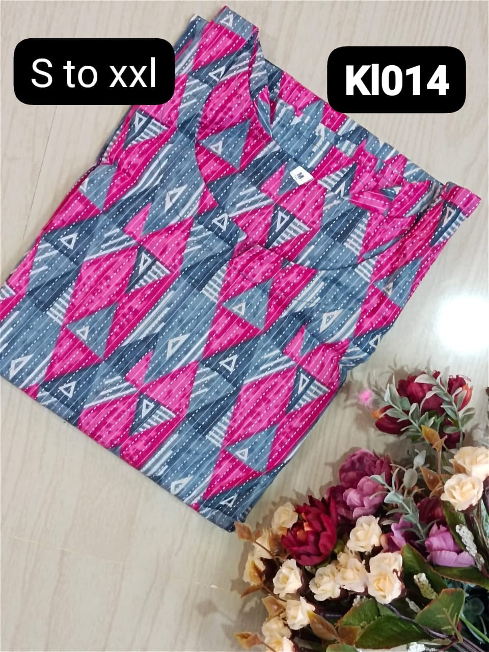 Cotton Kurtis with lining  - Kl014