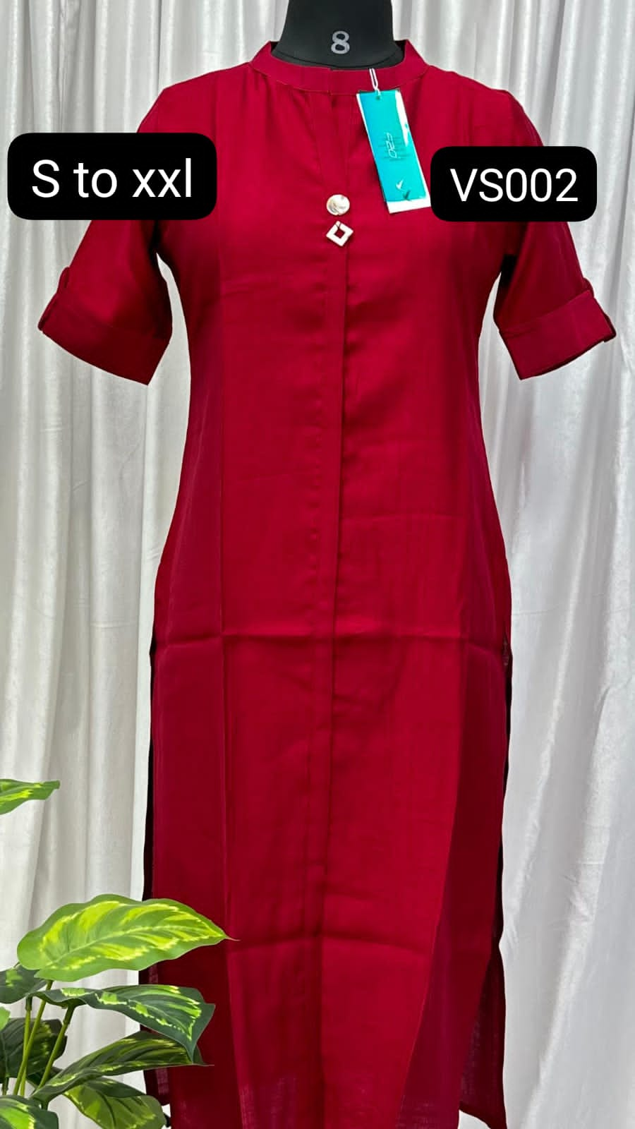 Vertican Silk Kurti - VS002