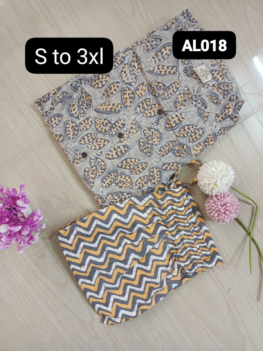 A-Line Cotton Kurti - AL018