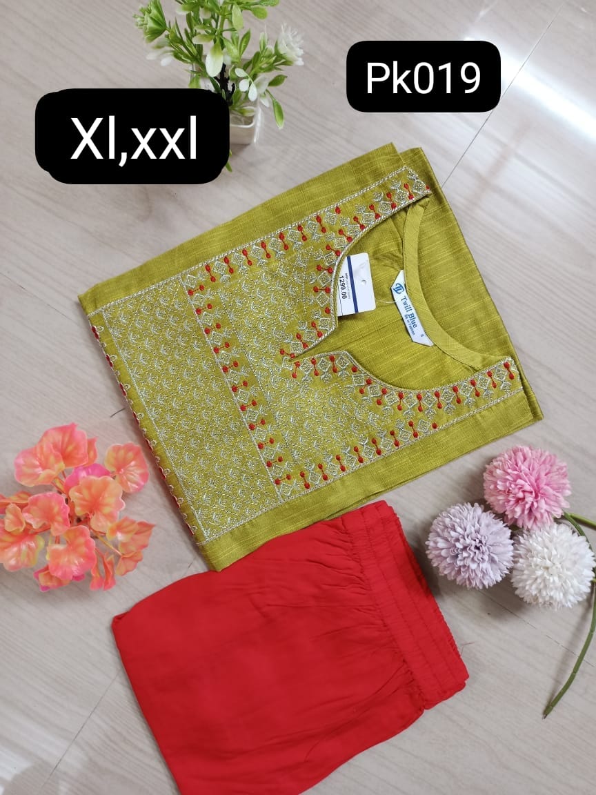 Cotton Capsule Kurti - PK019