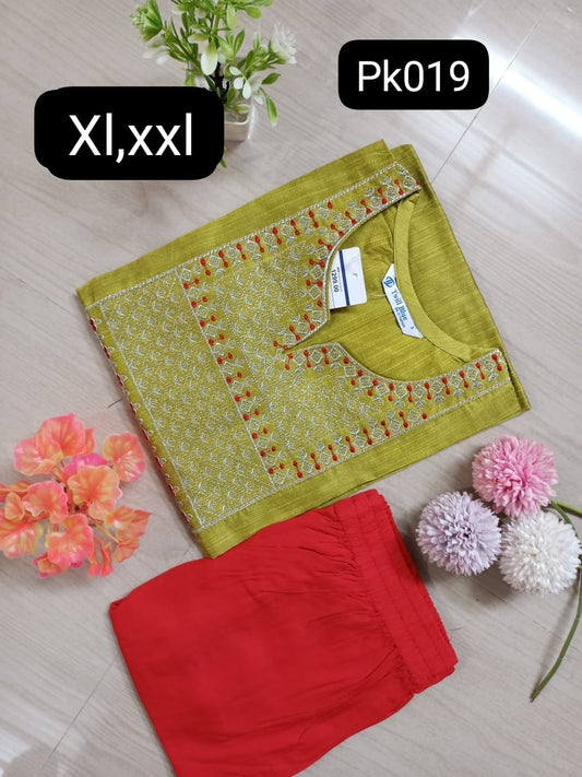 Cotton Capsule Kurti - PK019