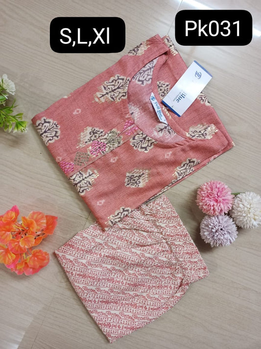 Cotton Capsule Kurti - PK031