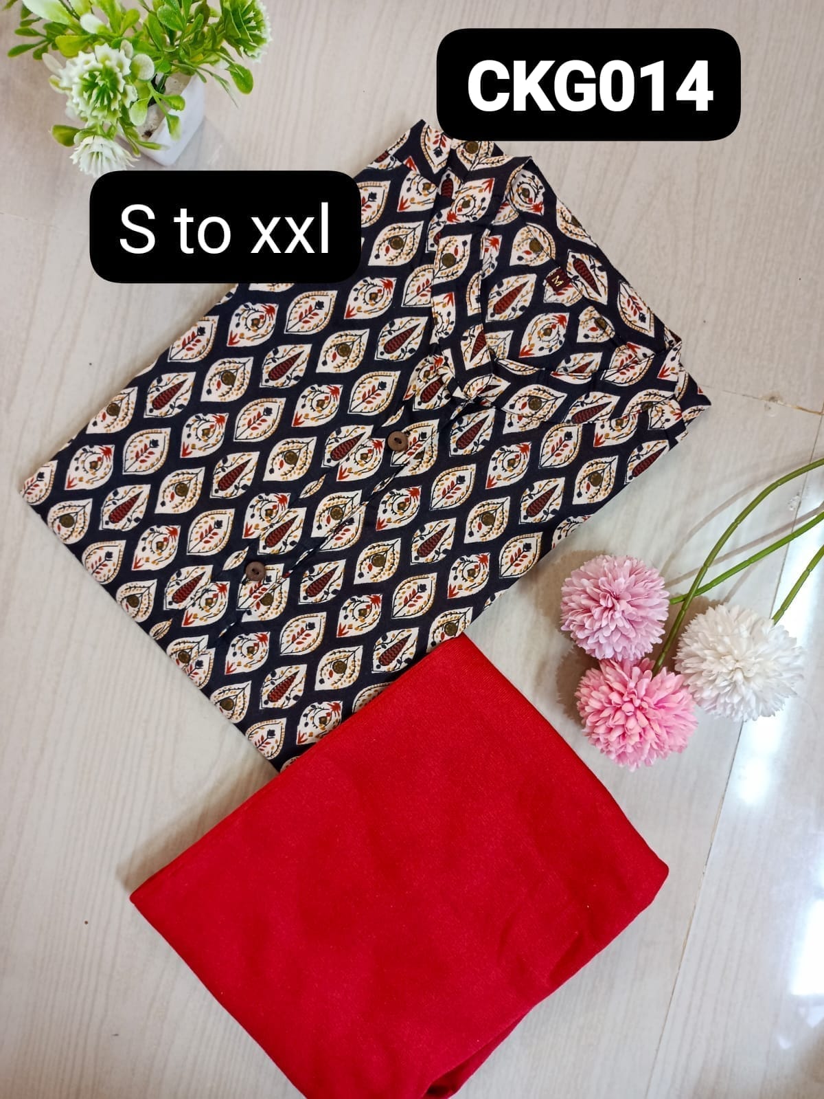 Cotton kurti - CKG014