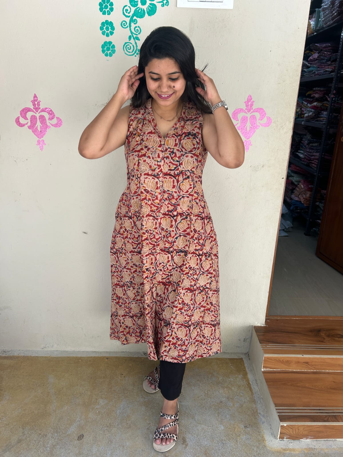 Kalamkari Frock KF01