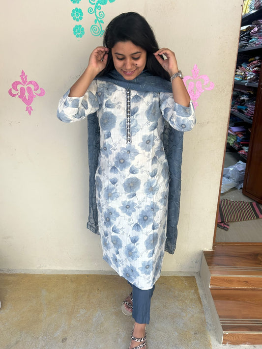 Premium Vatican Silk Kurti Set - VSK03