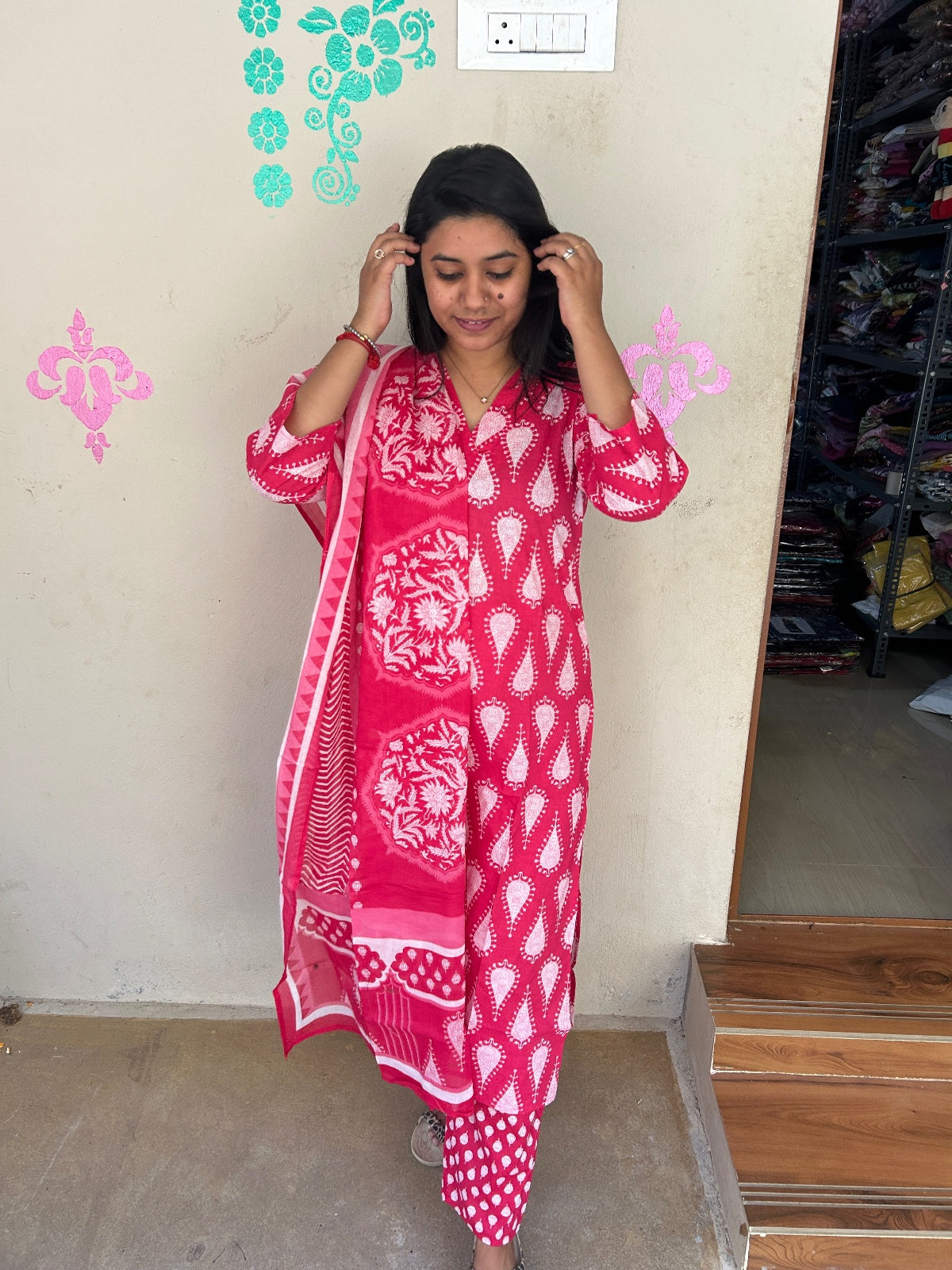 Petals Dupatta Sets - FDS28