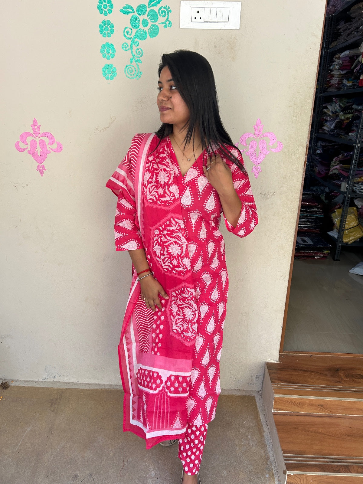 Petals Dupatta Sets - FDS28