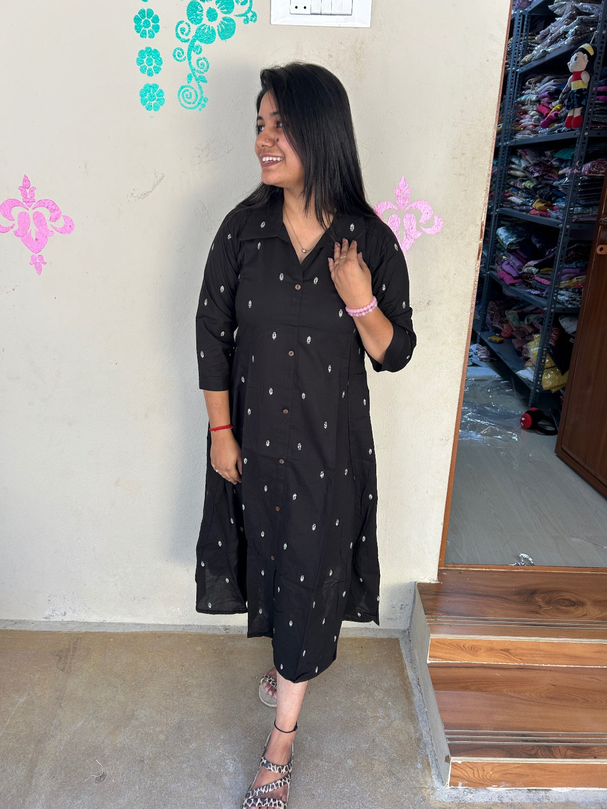 Cotton collar neck Frock  CCF04