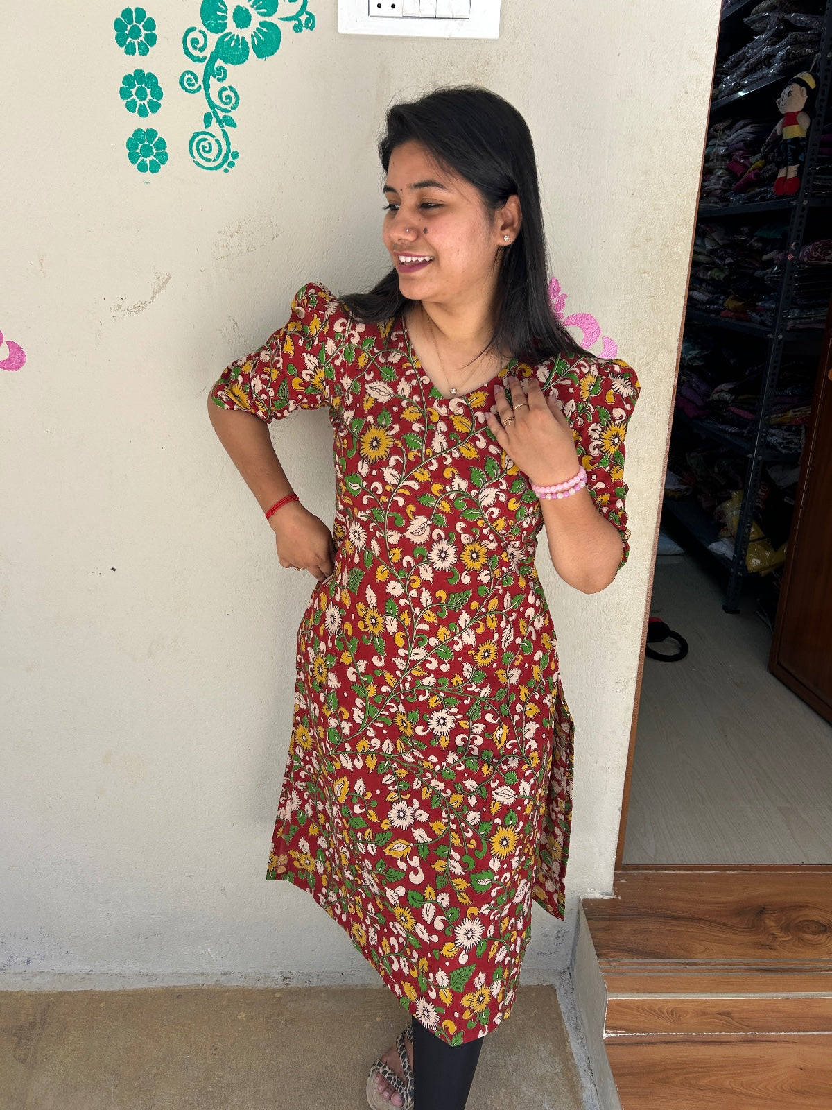 Kalamkari Kurtis KK32
