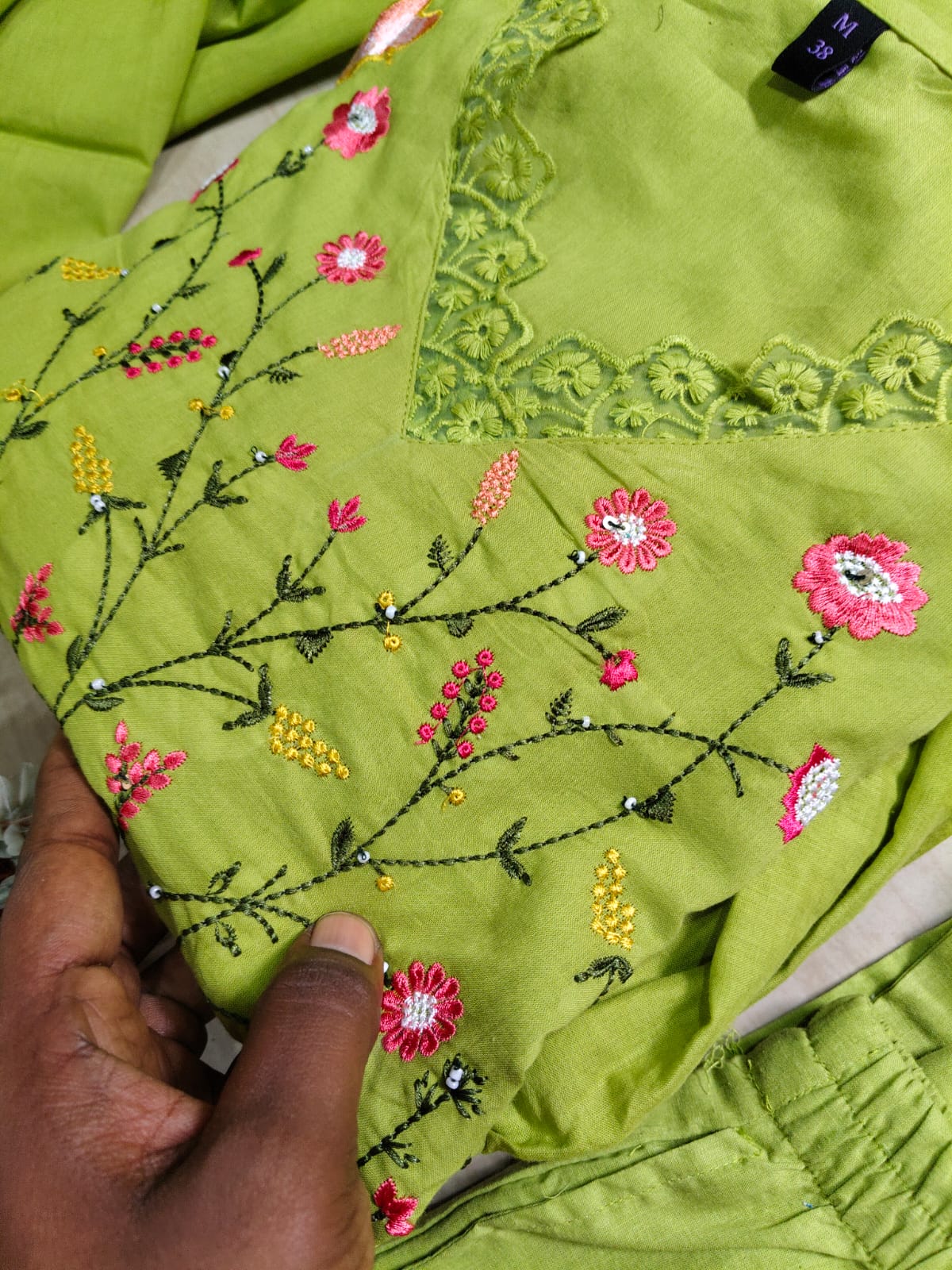 Cotton Floral Anarkali - CA25