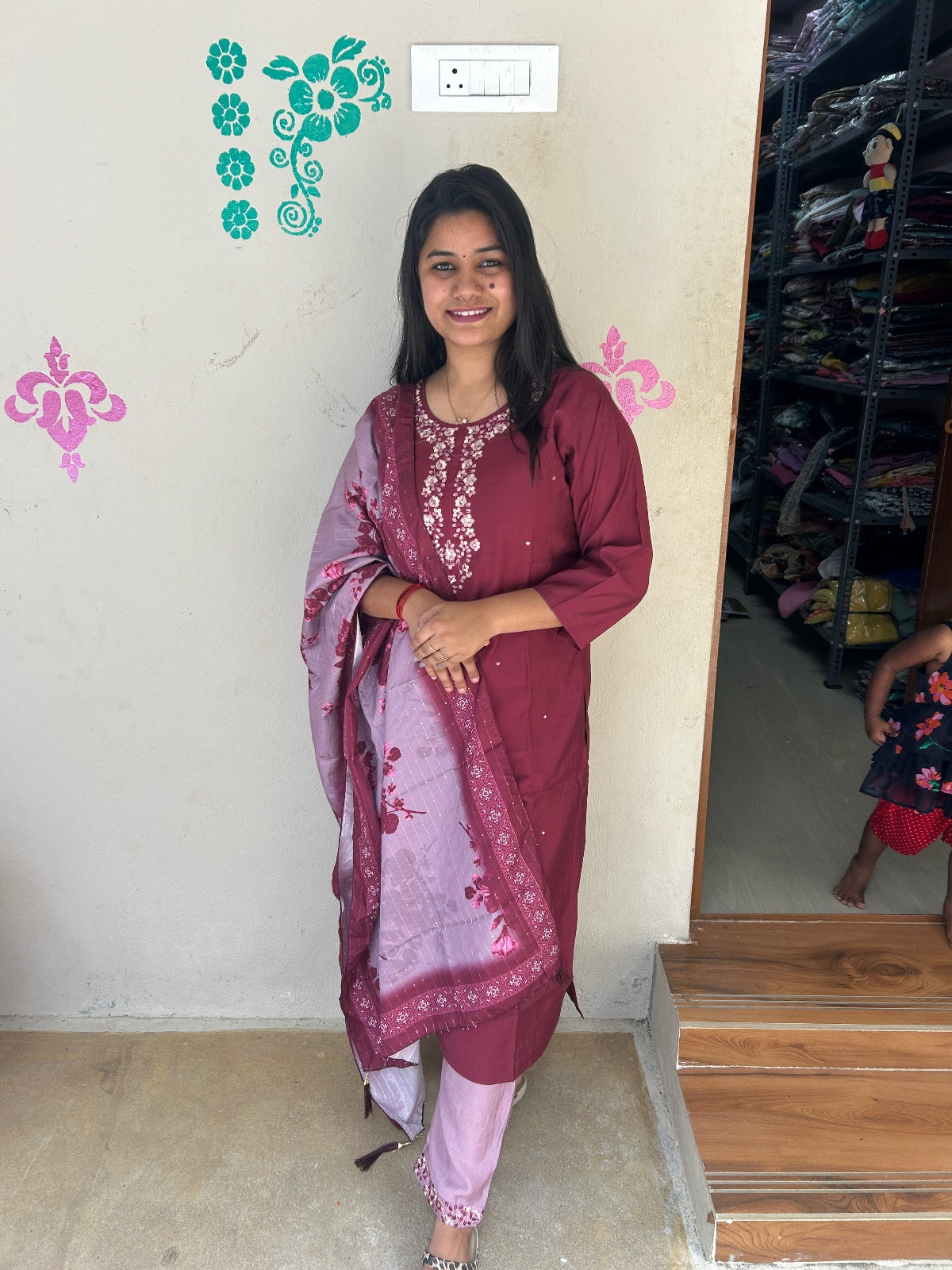 Visithra Silk Duppata Sets  VDS02