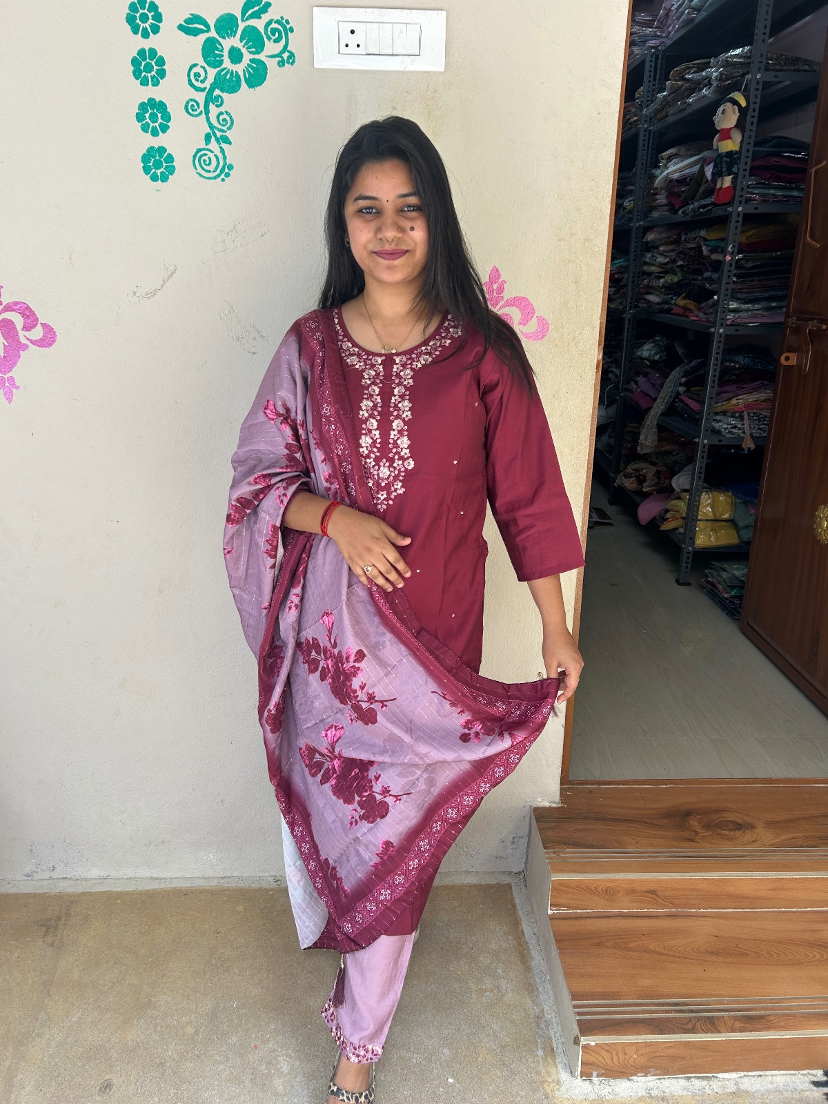 Visithra Silk Duppata Sets  VDS02