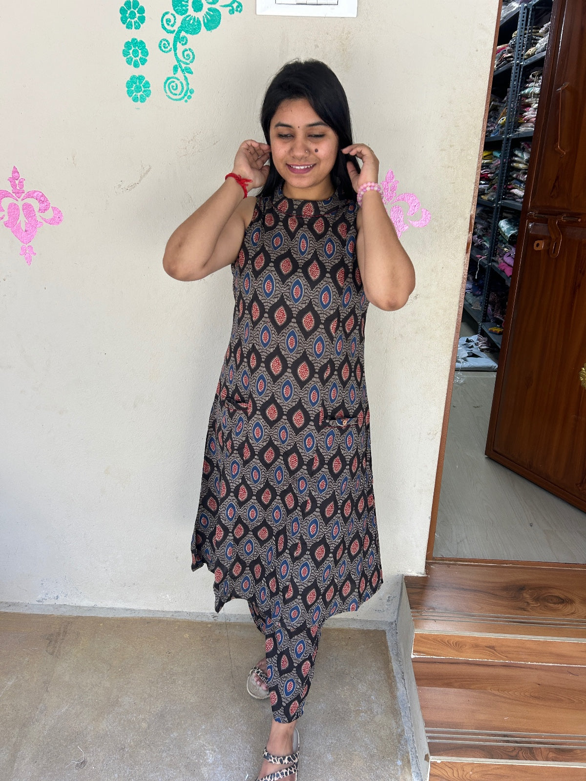 Cotton Kurti With Phant  CKP02