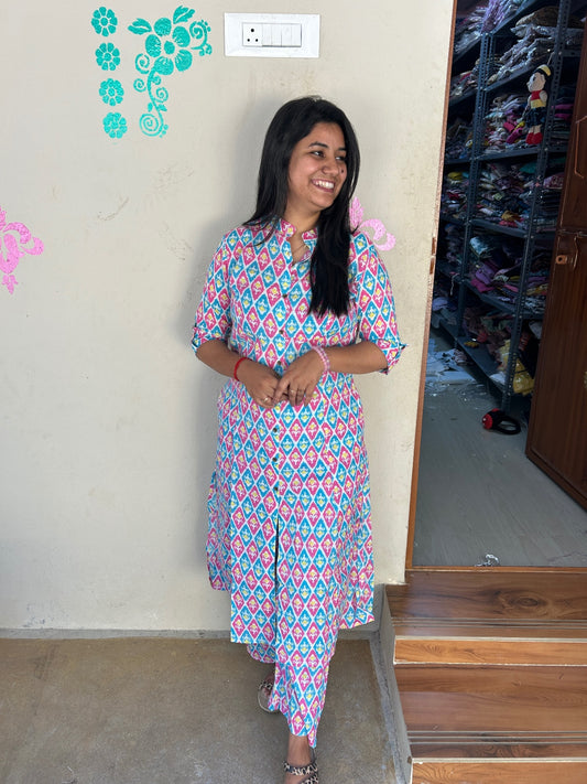 A-Line Cotton Kurti  AL101