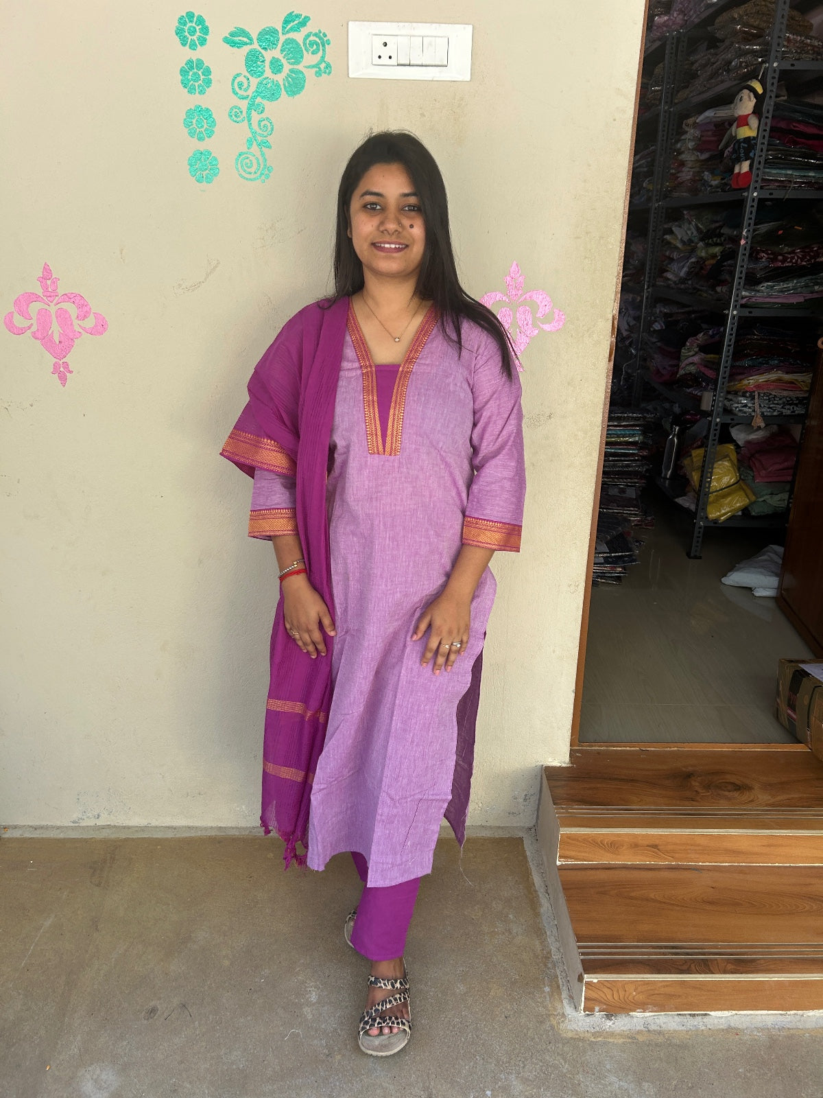 Petals Dupatta Sets - FDS30
