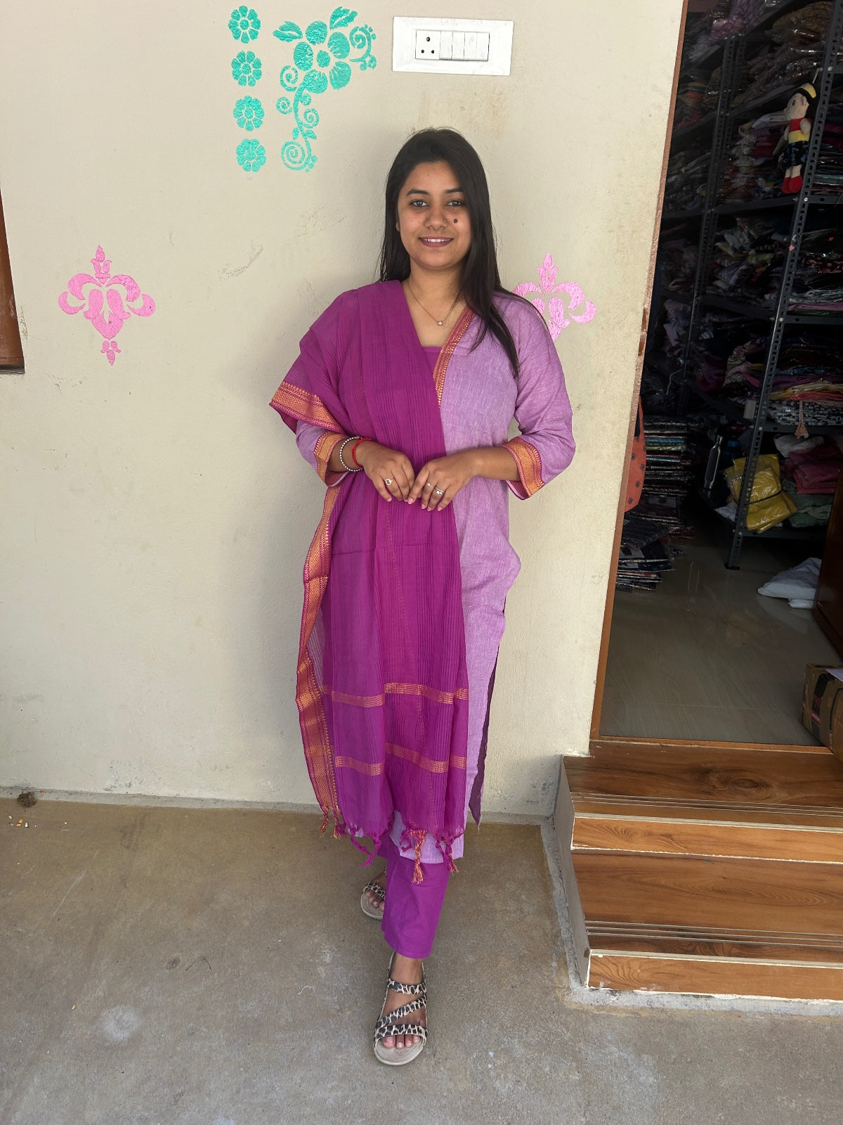Petals Dupatta Sets - FDS30