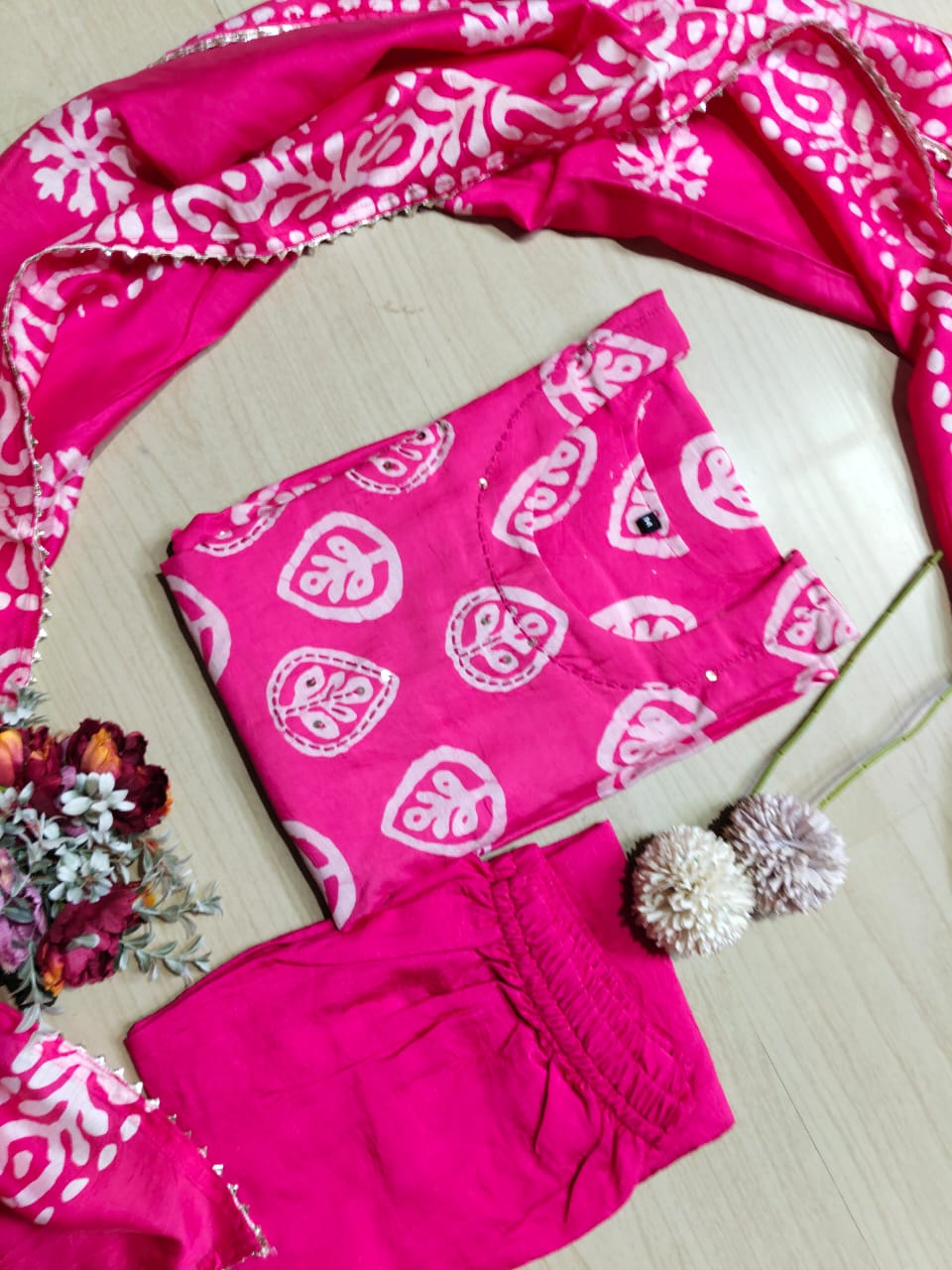Premium Kurti Set - Batik03