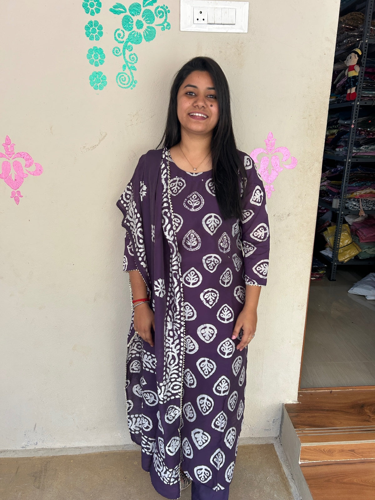 Premium Kurti Set - Batik01