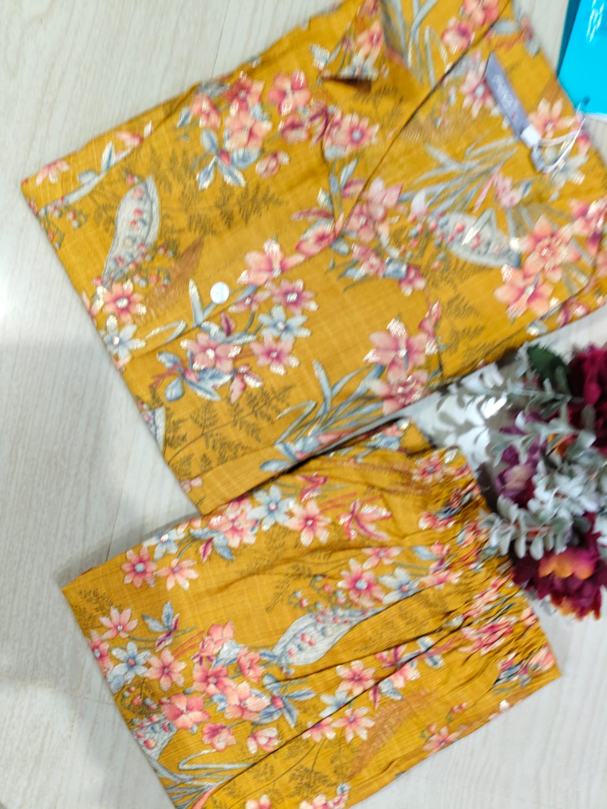 A Line Vertican Silk Kurti  AVS23
