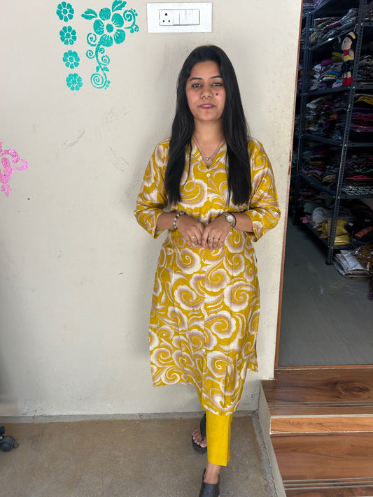 Vertican Silk Kurti - VS26