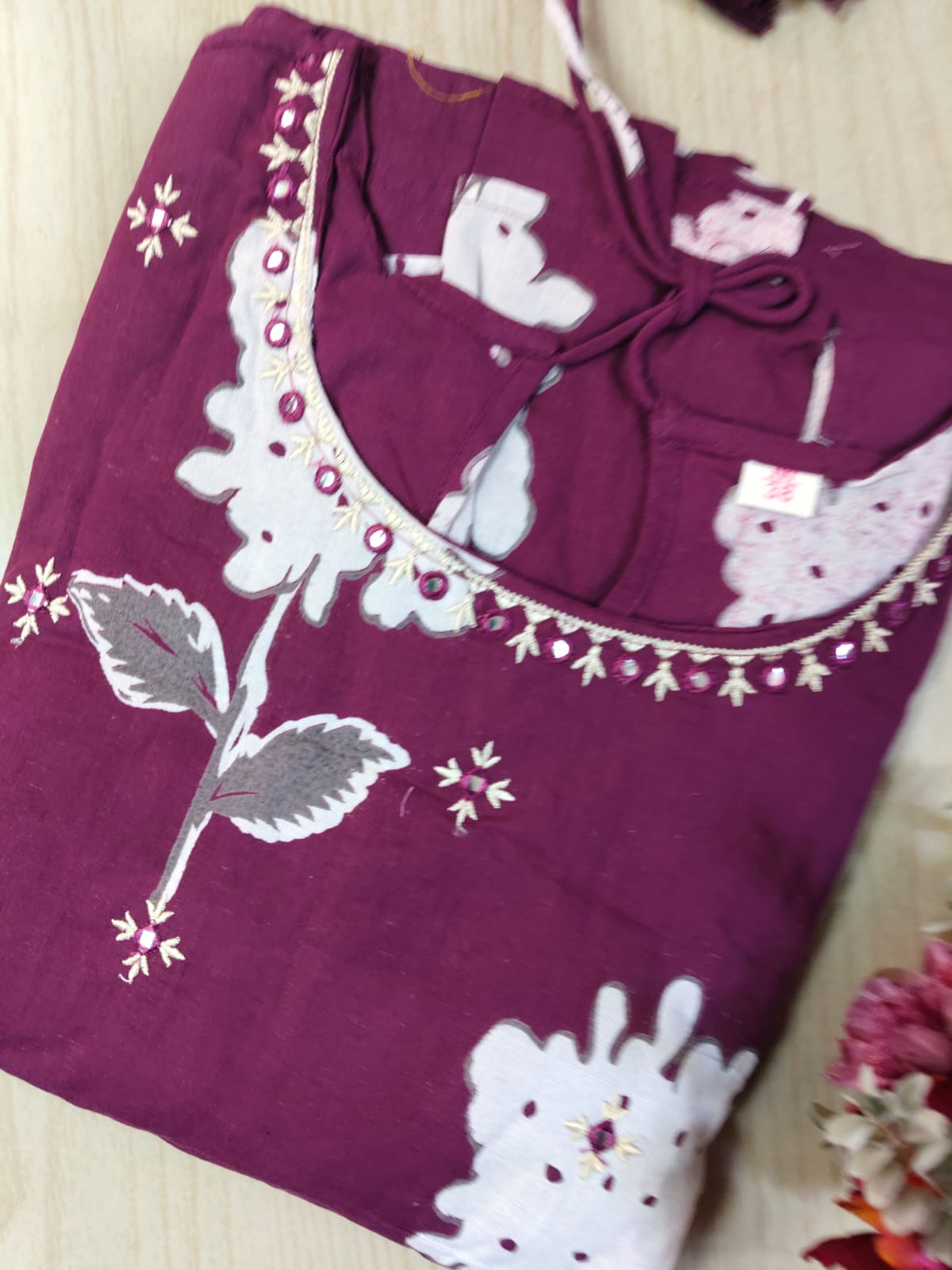 Cotton Long Sleveless Frocks CLF18